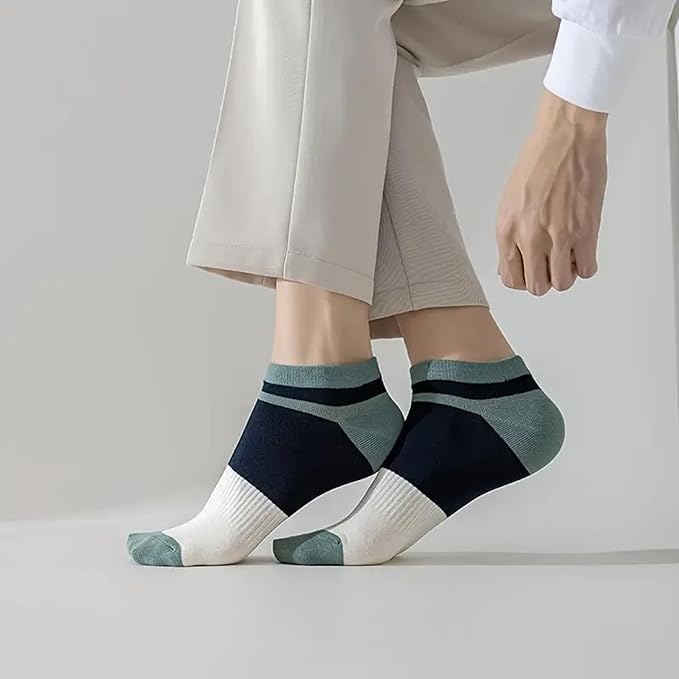 Multicolour Unisex Ankle length Socks (Pack of 5)