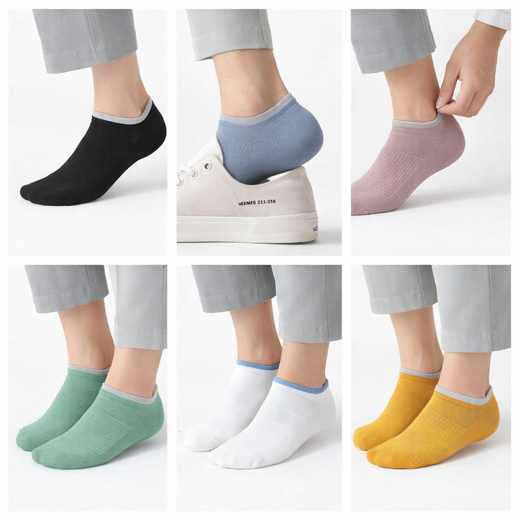Addy Edition – Everyday Comfort No-Show Socks (Pack of 8)