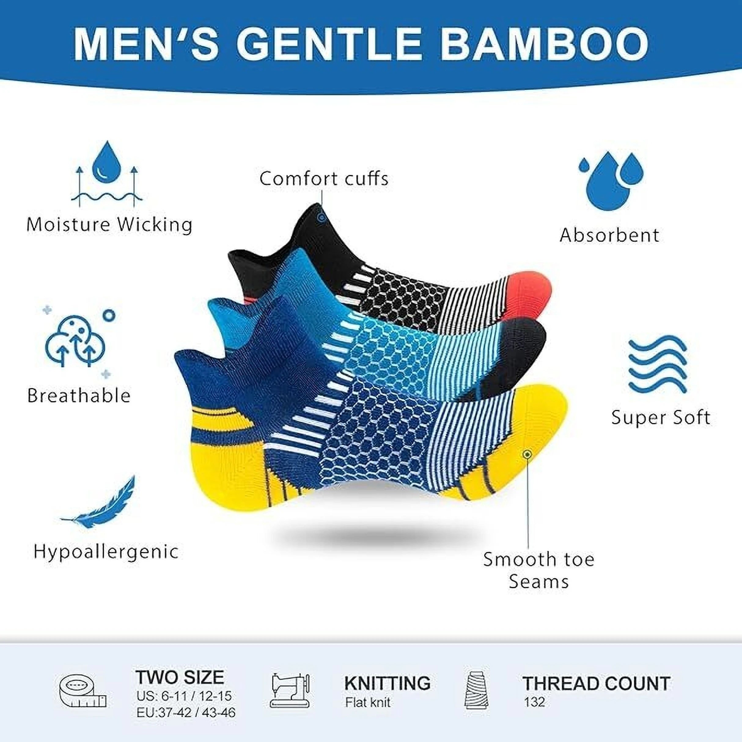 Velocity Sports Socks (Pack of 6)
