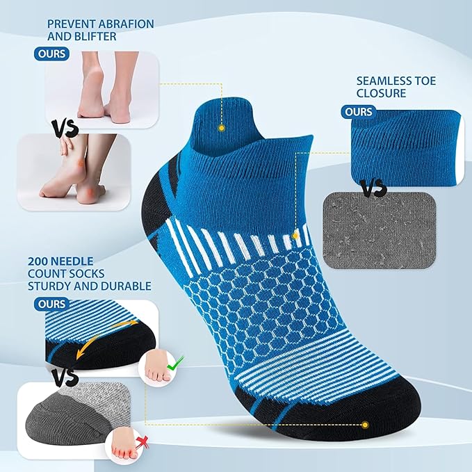 Velocity Sports Socks (Pack of 6)