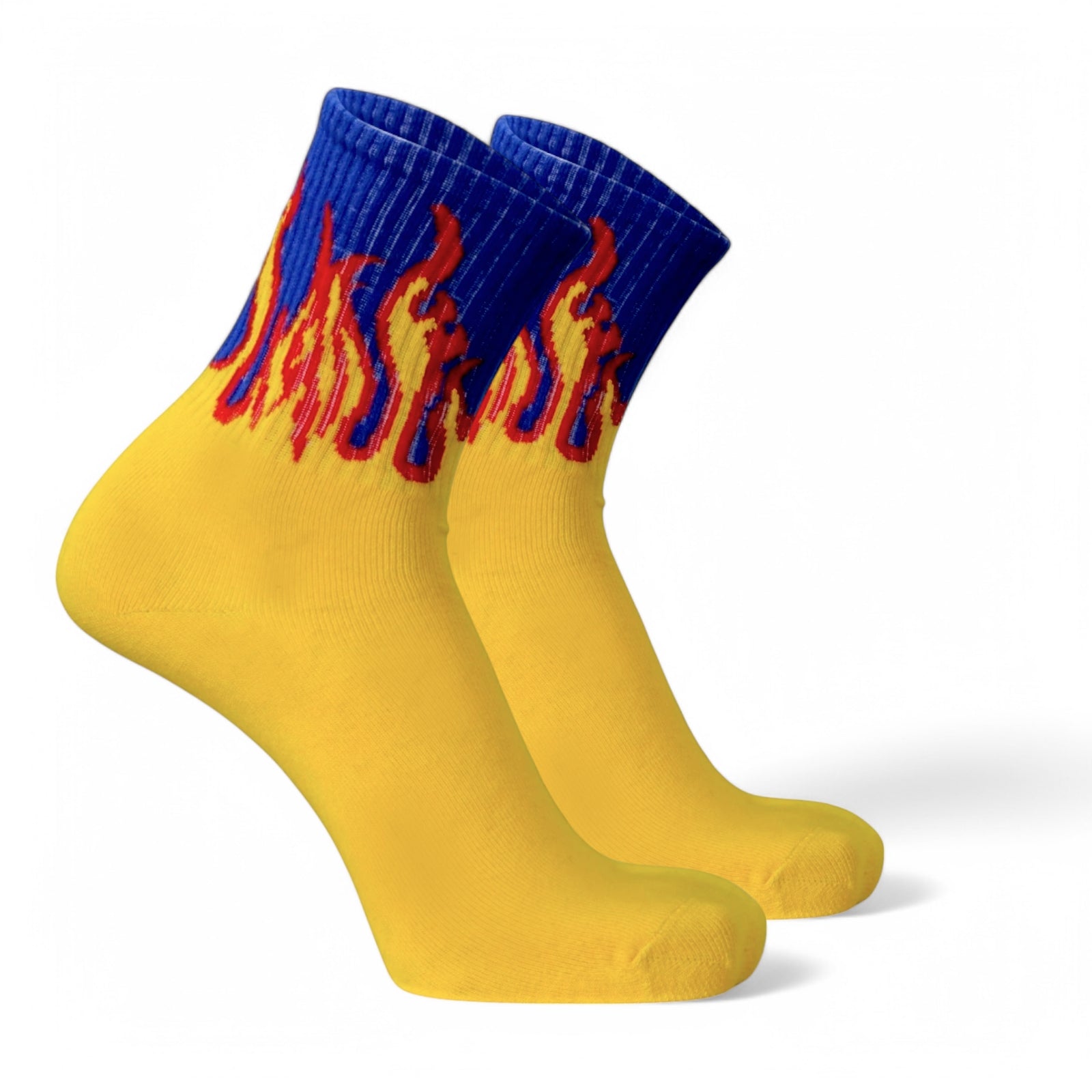 YELLOW&BLUE - RED FIRE