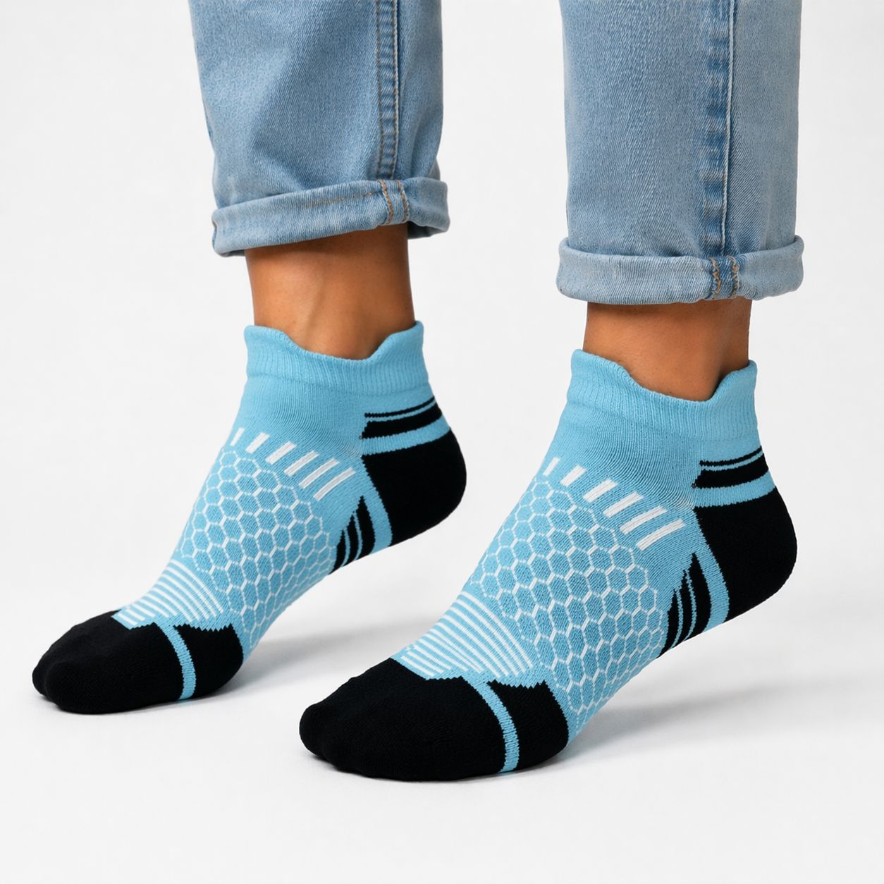 Velocity Sport - sky blue and black