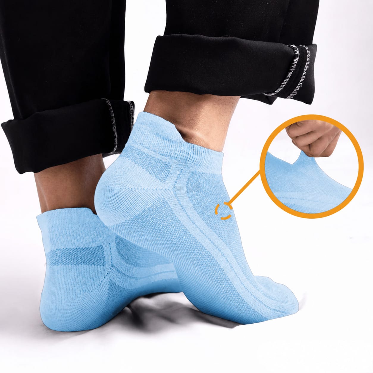SKY BLUE BREATHE- UNISEX SOCKS