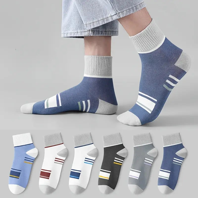 Strip Unisex Edition Socks (Pack of 6)