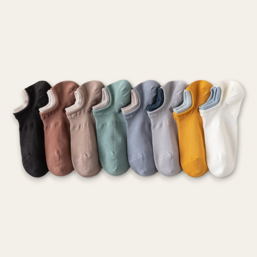 Addy Edition – Everyday Comfort No-Show Socks (Pack of 8)